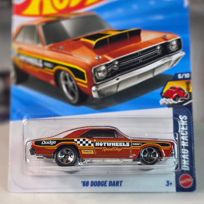 Hot Wheels 2026 '68 Dodge Dart Orange Drag Racers 5/10 104/250 MOC New