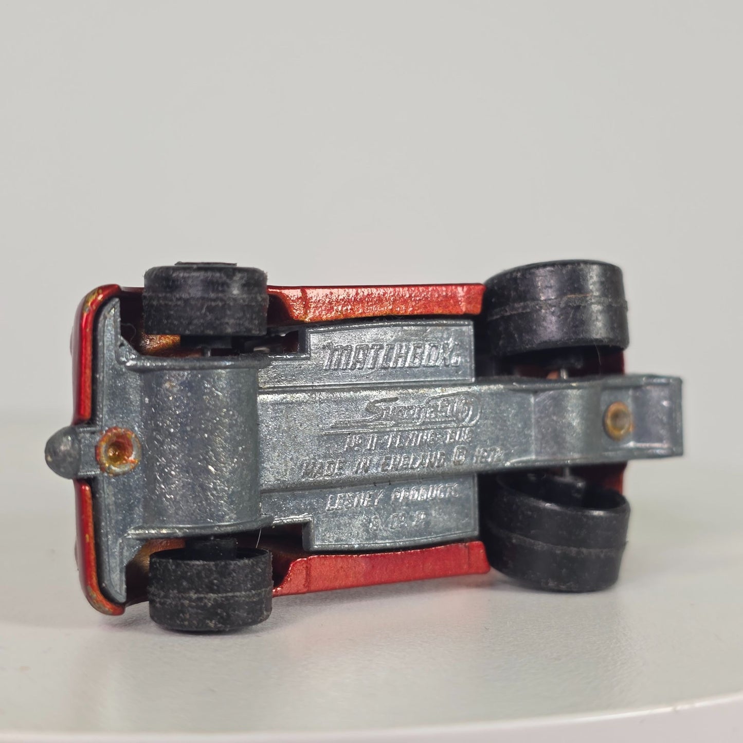 1972 Matchbox Superfast No. 11 Flying Bug With Red Body & Yellow Accessories