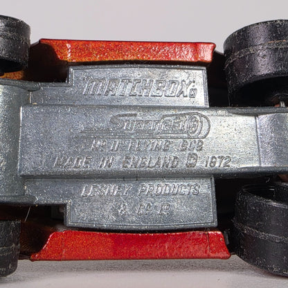 1972 Matchbox Superfast No. 11 Flying Bug With Red Body & Yellow Accessories