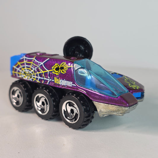 Hot Wheels Webspinner 1988 Purple Die-Cast Car