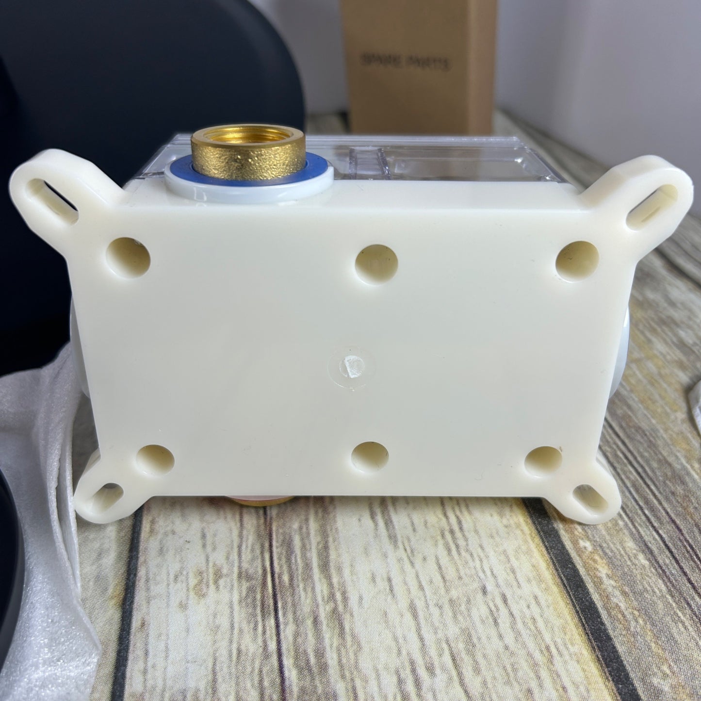 Gabrylly Wall Mounted Pressure Balanced Bath/Shower Faucet Set With Rainfall Showerhead & Handheld Sprayer In Matte Black Finish