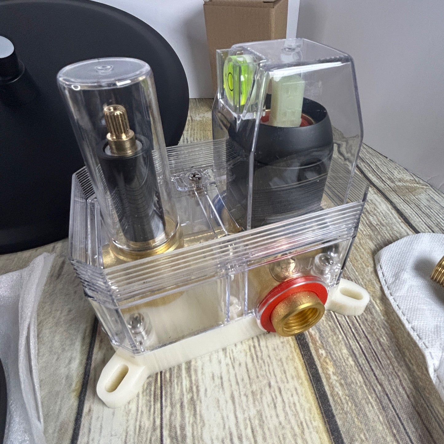 Gabrylly Wall Mounted Pressure Balanced Bath/Shower Faucet Set With Rainfall Showerhead & Handheld Sprayer In Matte Black Finish