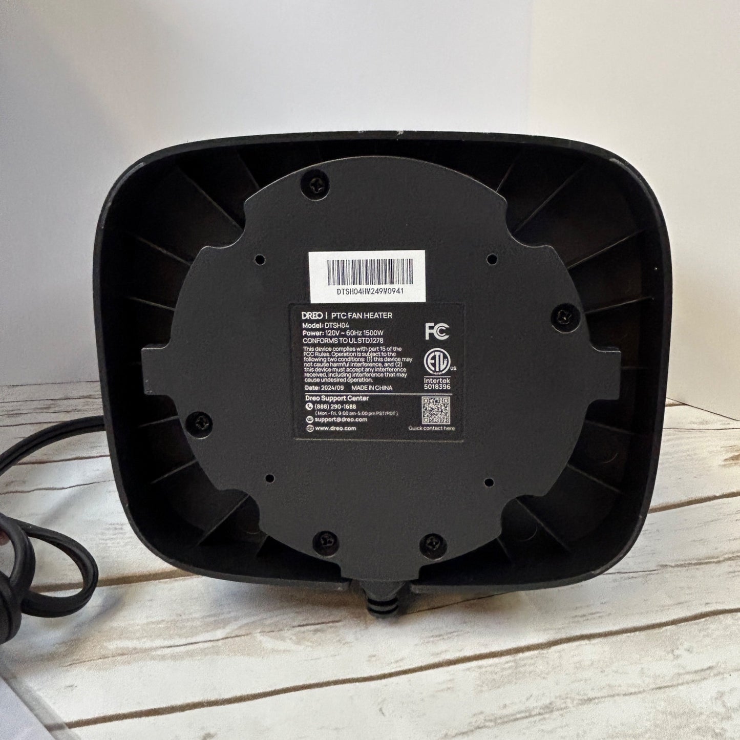 Dreo 1500W PTC Ceramic Heater With Oscillation & LED Display For Indoor Use