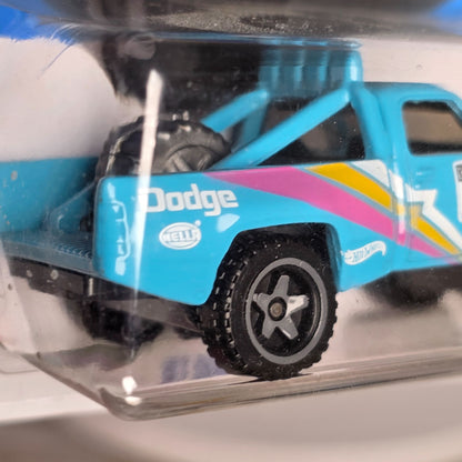 Hot Wheels 87 Dodge D100 Die-Cast Car Truck 38/250 Blue