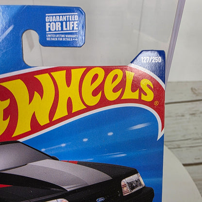 Hot Wheels 92 Ford Mustang Die-Cast Model 1:64 Scale Limited Edition 127/250 70s Vs 90s Series Black & Red Design