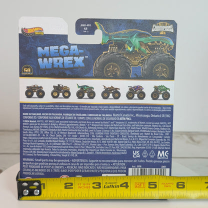 Hot Wheels Monster Trucks Mega-Wrex Trophy Champions Edition With Gold Accents & 50th Bigfoot Logo
