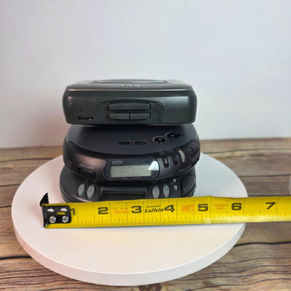 Lot Of Vintage Sony Discman ESP D-242CK & Panasonic SL-SW405 CD Players RCA Cassette Player For Parts