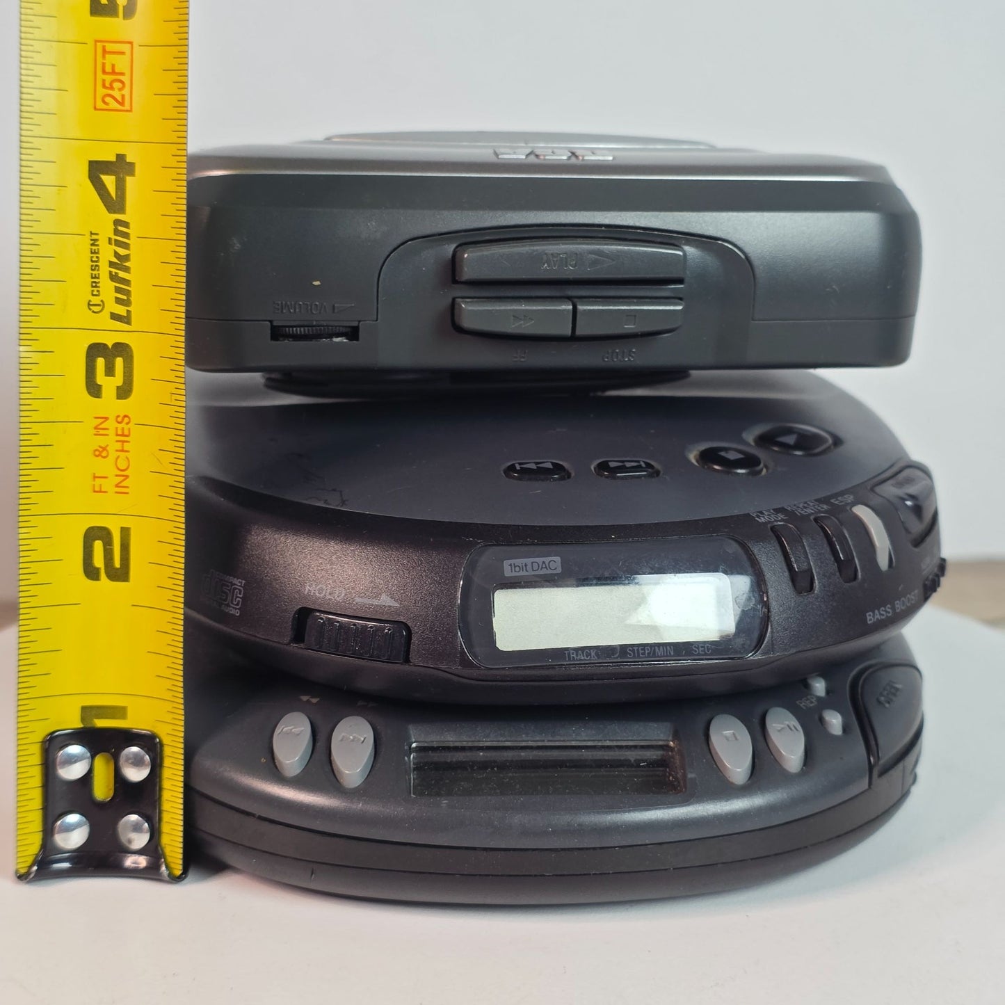 Lot Of Vintage Sony Discman ESP D-242CK & Panasonic SL-SW405 CD Players RCA Cassette Player For Parts