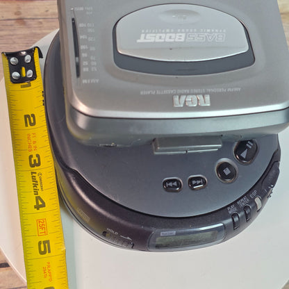 Lot Of Vintage Sony Discman ESP D-242CK & Panasonic SL-SW405 CD Players RCA Cassette Player For Parts