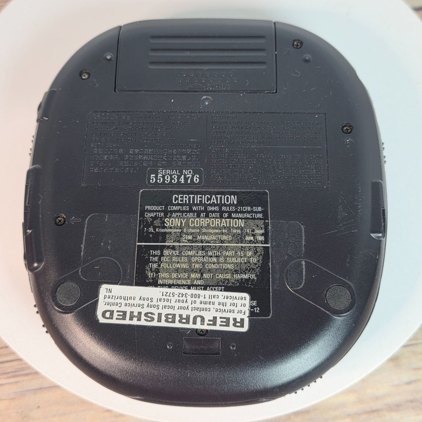 Lot Of Vintage Sony Discman ESP D-242CK & Panasonic SL-SW405 CD Players RCA Cassette Player For Parts