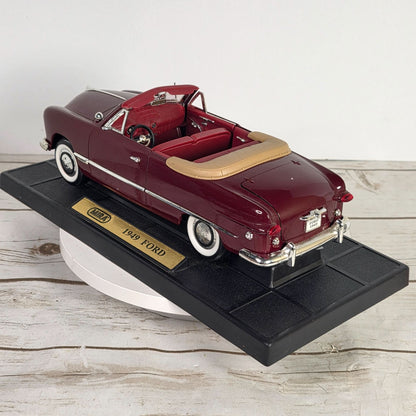 1949 Ford Convertible Diecast Model Car 1:18 Scale By MIRA With Box
