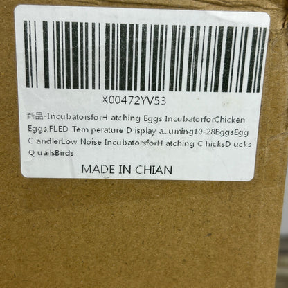 TalaBide Digital Chicken Egg Incubator With Adjustable Settings Auto Temperature & Humidity Control 225W Power Green & Yellow