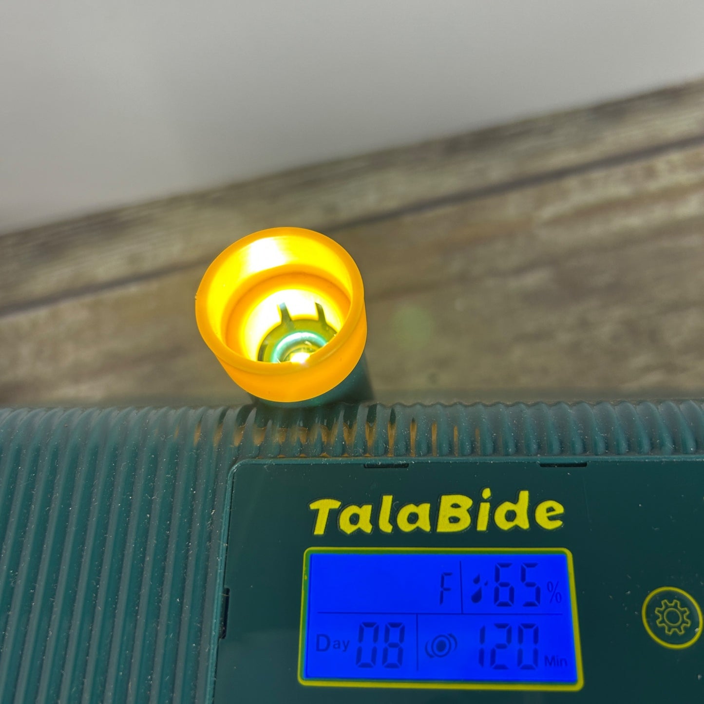 TalaBide Digital Chicken Egg Incubator With Adjustable Settings Auto Temperature & Humidity Control 225W Power Green & Yellow
