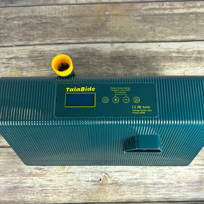 TalaBide Digital Chicken Egg Incubator With Adjustable Settings Auto Temperature & Humidity Control 225W Power Green & Yellow