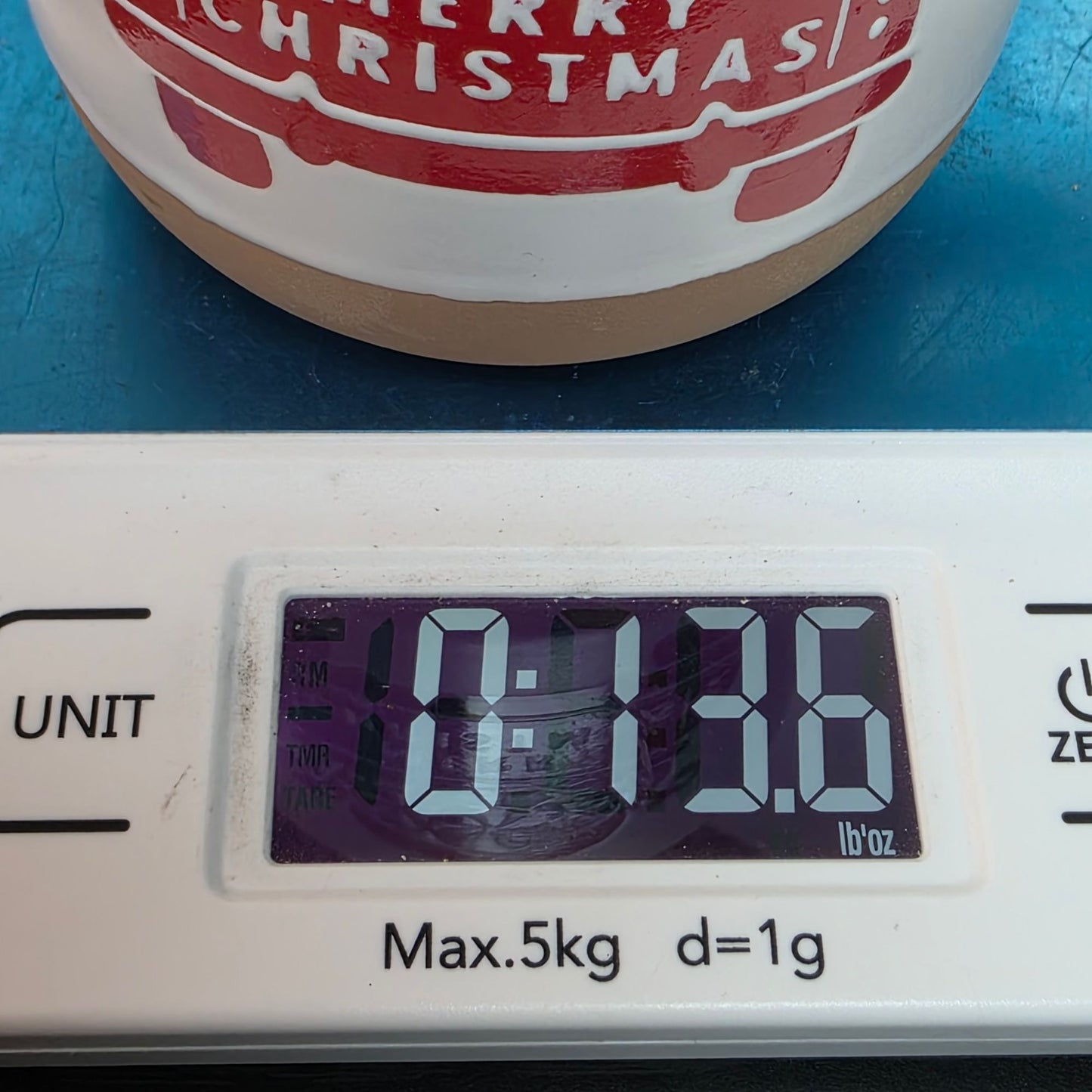 Holiday Style Merry Christmas Candy Cane Truck Mug Terra Cotta Bottom New