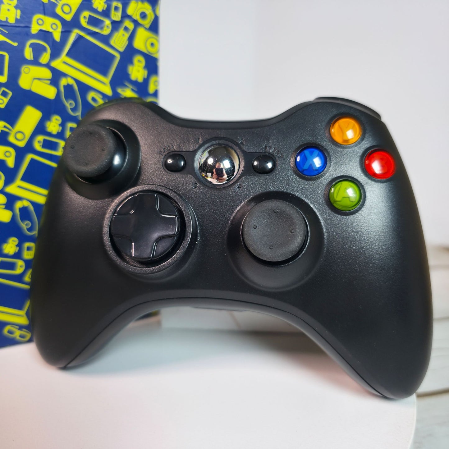 Belopera Xbox 360 Wireless Controller Black With Multi-Color Buttons