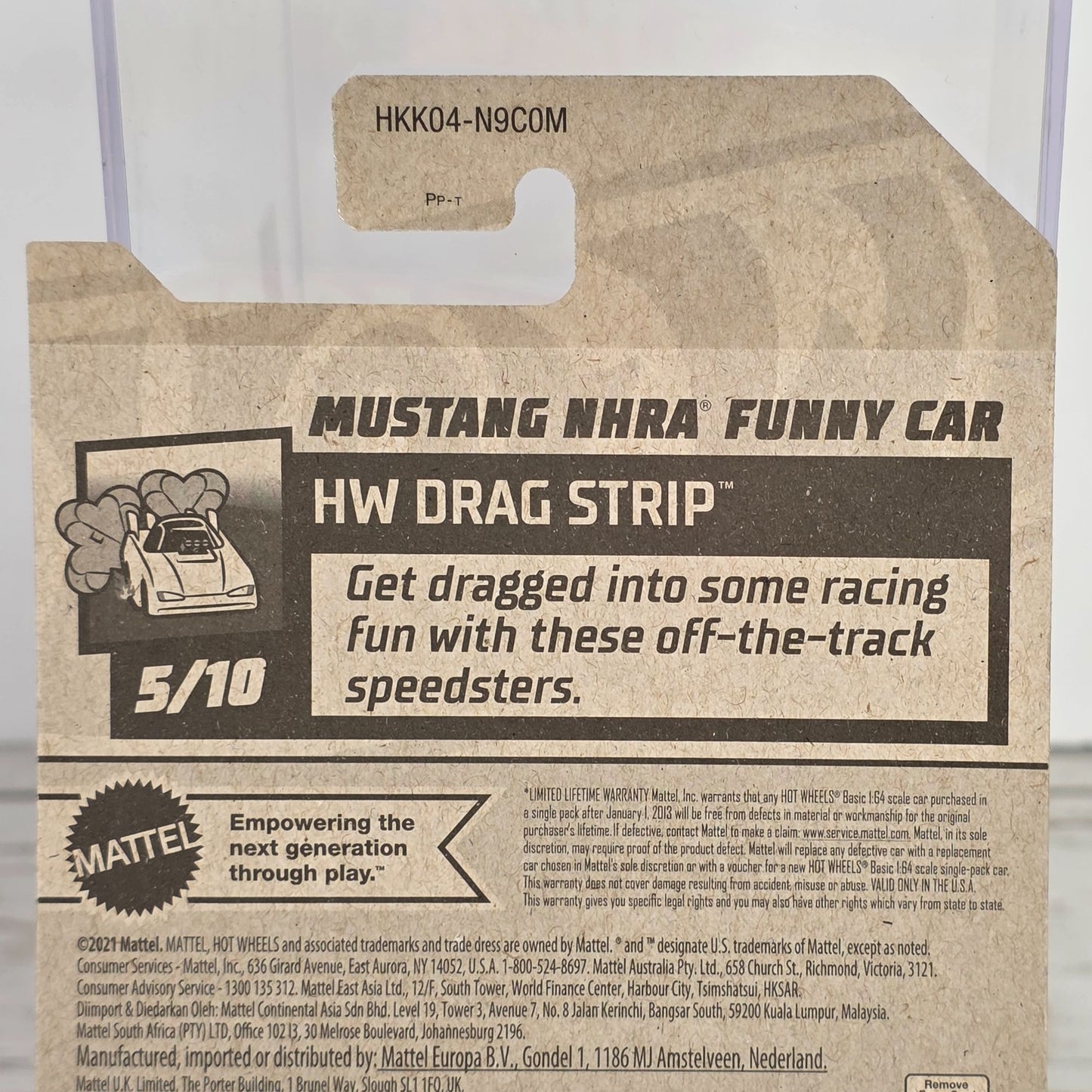 Hot Wheels Mustang NHRA Funny Car Die-Cast Model 1:64 Scale Limited Edition 140/250