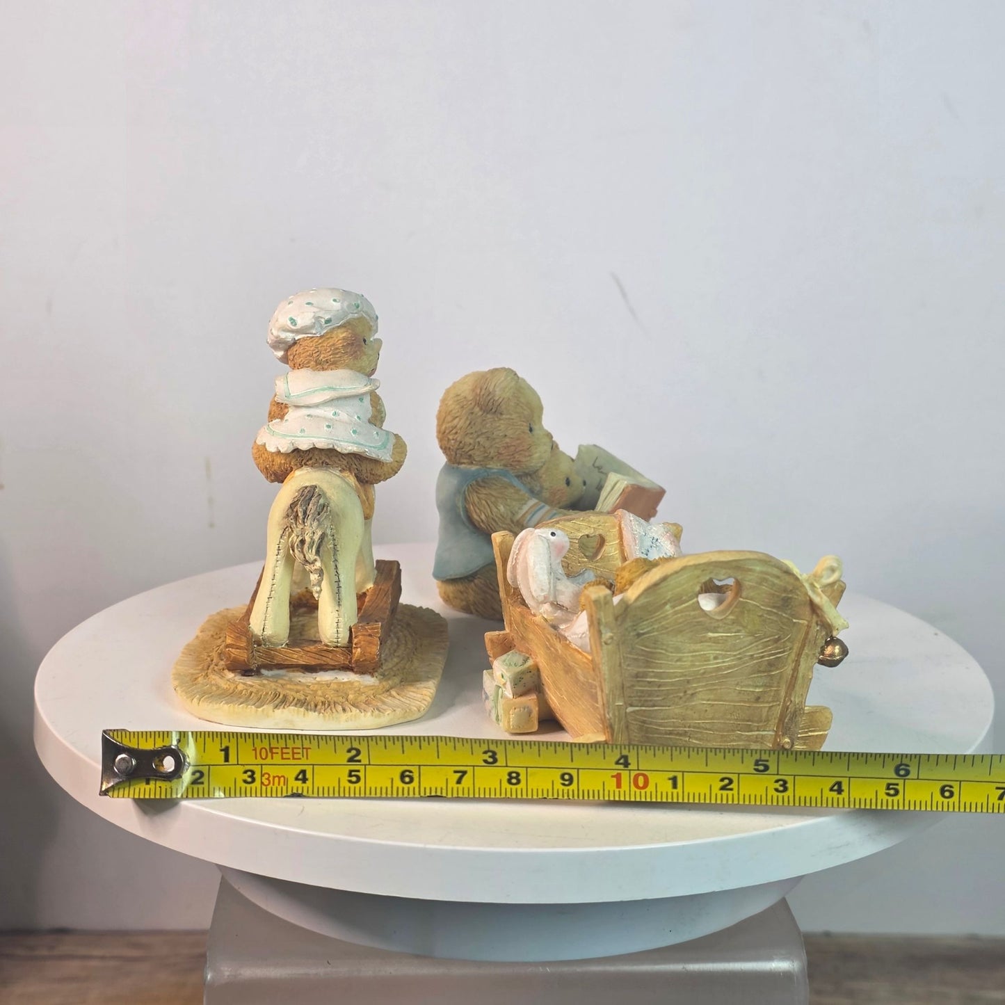 Vintage Cherished Teddies Figurine Set By Hamilton Gifts