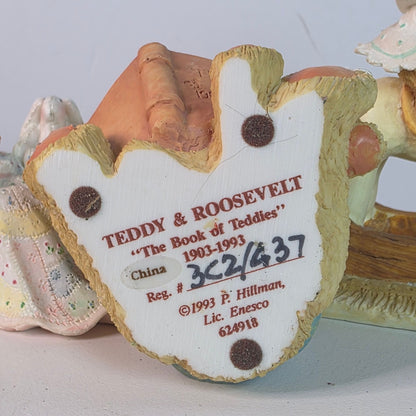 Vintage Cherished Teddies Figurine Set By Hamilton Gifts