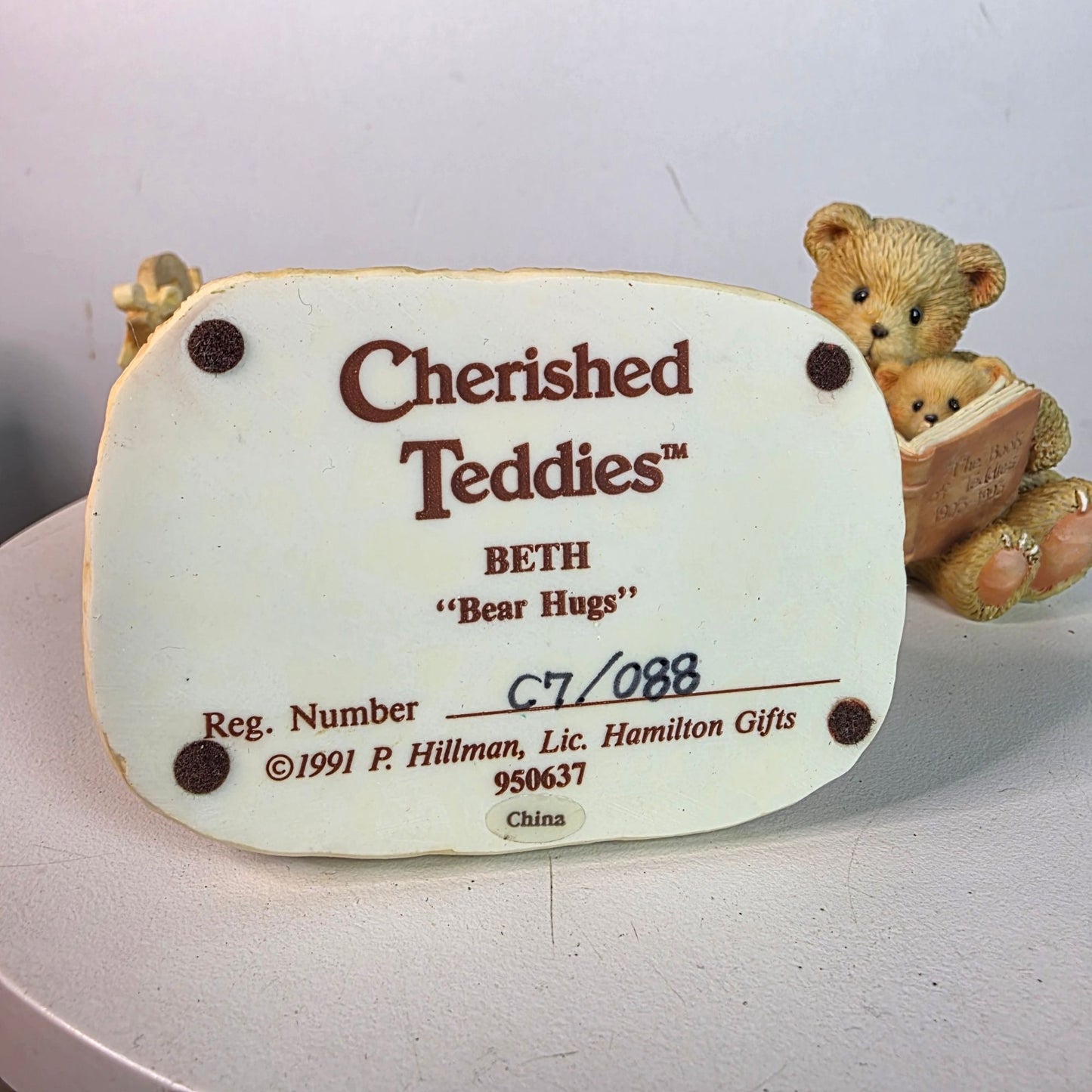 Vintage Cherished Teddies Figurine Set By Hamilton Gifts