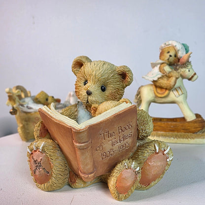 Vintage Cherished Teddies Figurine Set By Hamilton Gifts