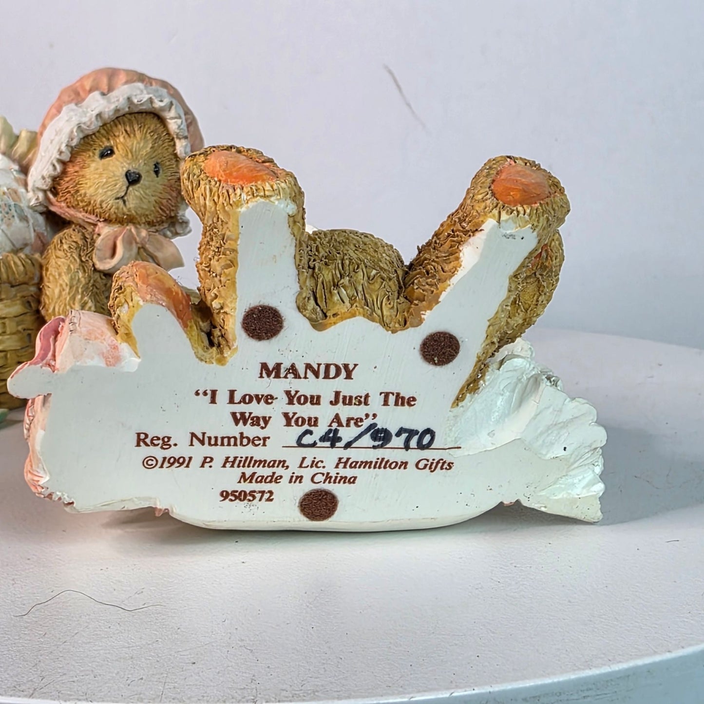 Jasmine & Mandy Bear Figurines By Lic. Hamilton Gifts