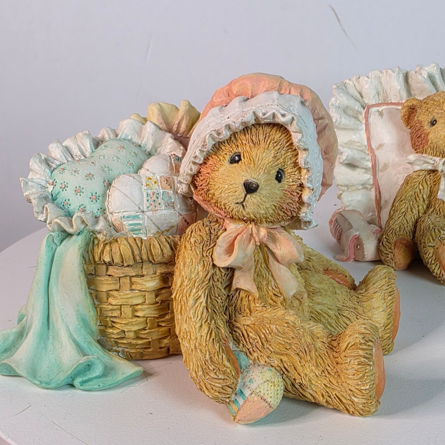 Jasmine & Mandy Bear Figurines By Lic. Hamilton Gifts