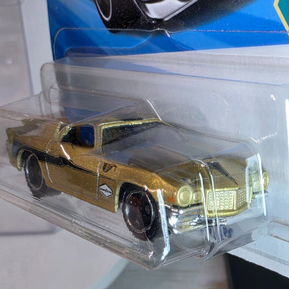Hot Wheels 70 Chevy Camaro RS Die-Cast Car 53/250 Gold 70s Vs 90s Series Collectible Toy