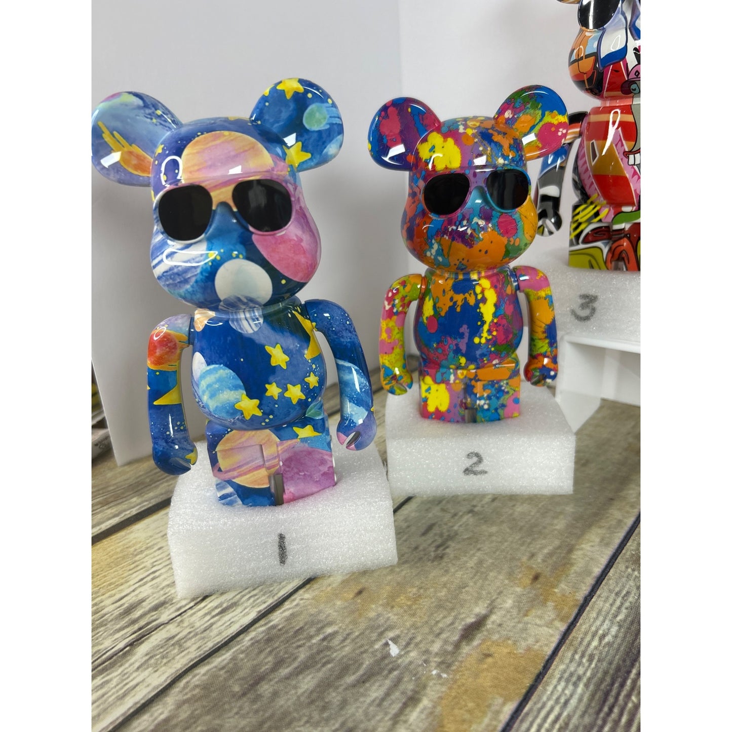 Graffiti Bears Bluetooth Speakers Customizable Colors 7 Unique Wireless Options Available