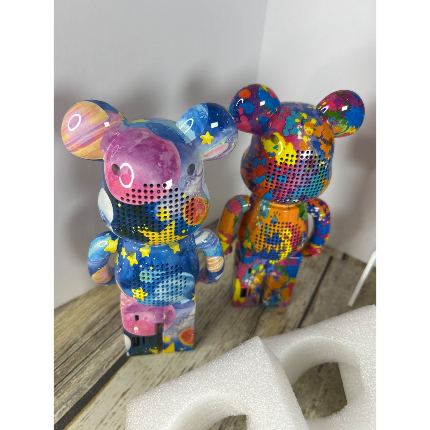 Graffiti Bears Bluetooth Speakers Customizable Colors 7 Unique Wireless Options Available