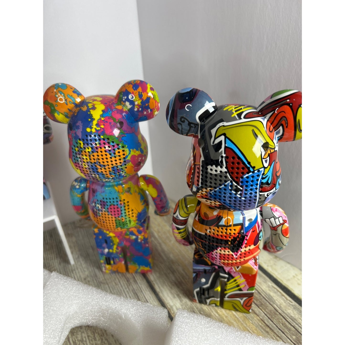 Graffiti Bears Bluetooth Speakers Customizable Colors 7 Unique Wireless Options Available