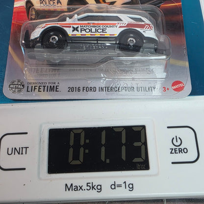Matchbox 2016 Ford Interceptor Utility Police SUV