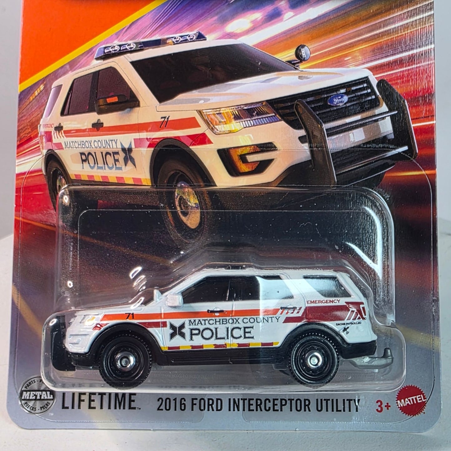 Matchbox 2016 Ford Interceptor Utility Police SUV