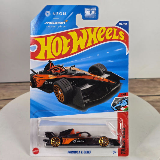 Hot Wheels McLaren Formula E Gen 3 NEOM Track Aces Die-Cast Car New In Box