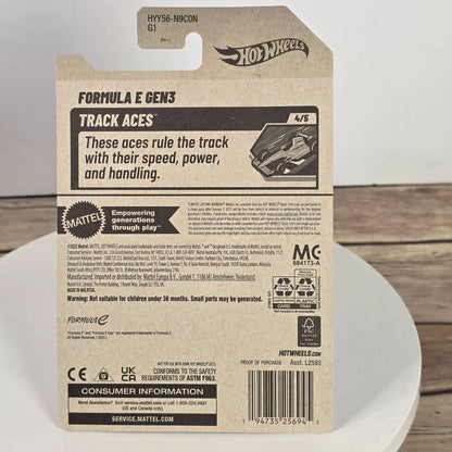 Hot Wheels McLaren Formula E Gen 3 NEOM Track Aces Die-Cast Car New In Box