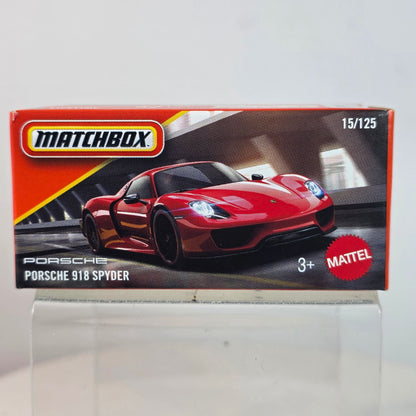 Matchbox Porsche 918 Spyder Die-Cast Toy Car 15/125 Red