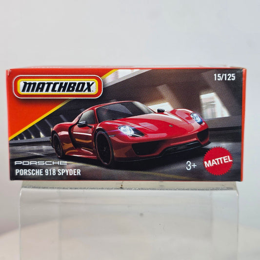Matchbox Porsche 918 Spyder Die-Cast Toy Car 15/125 Red