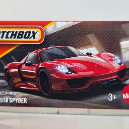 Matchbox Porsche 918 Spyder Die-Cast Toy Car 15/125 Red