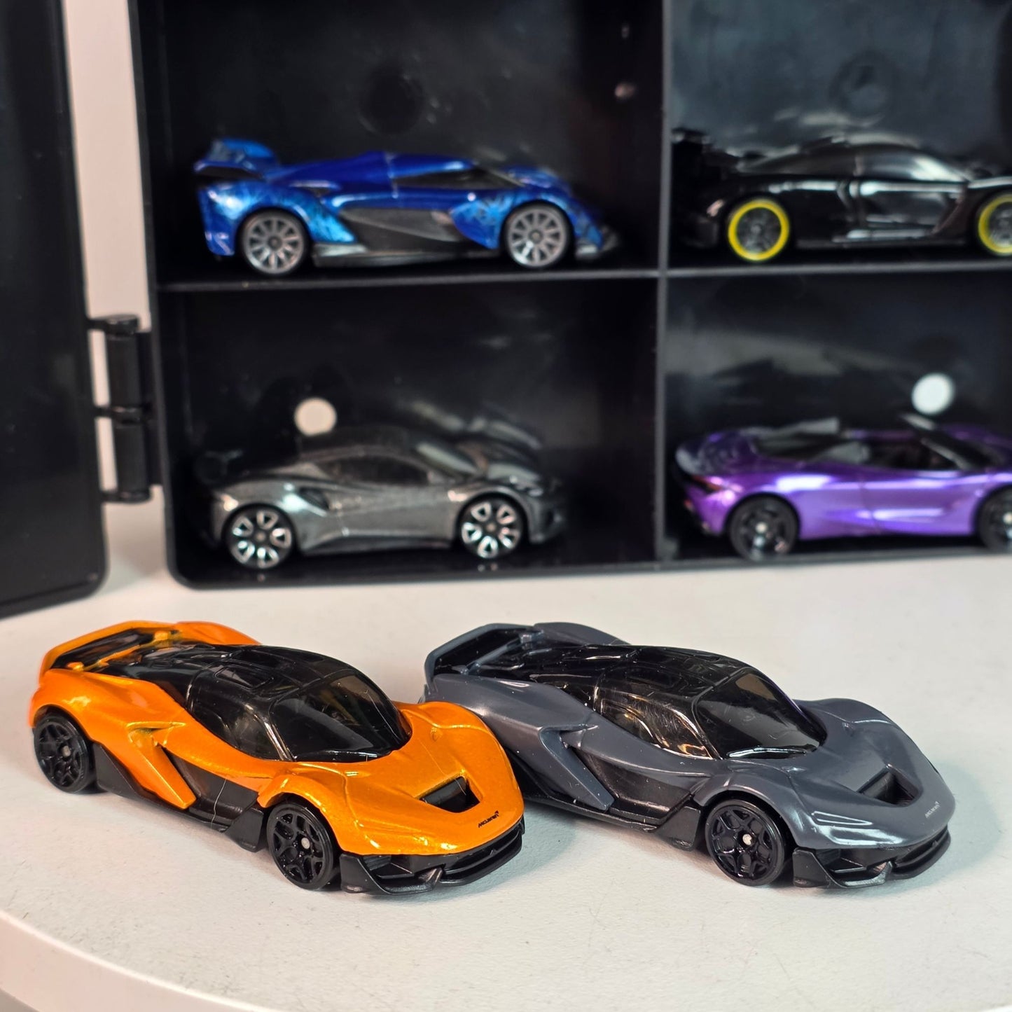 Custom Hot Wheels British Supercar 12 Pack With Storage Display Case