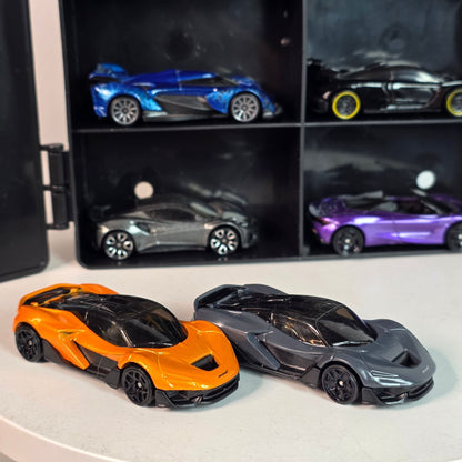 Custom Hot Wheels British Supercar 12 Pack With Storage Display Case