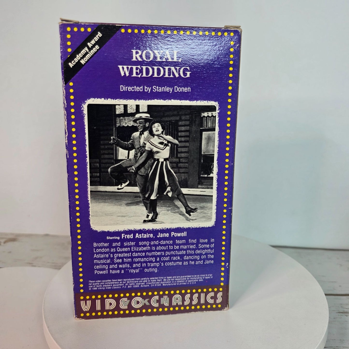 Royal Wedding & Diana VHS Lot Fred Astaire Jane Powell BBC Commemorative Classic Films