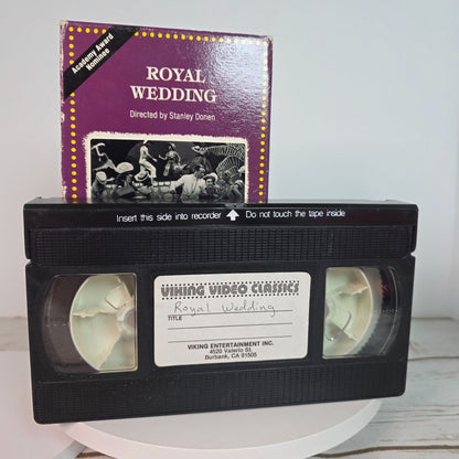 Royal Wedding & Diana VHS Lot Fred Astaire Jane Powell BBC Commemorative Classic Films
