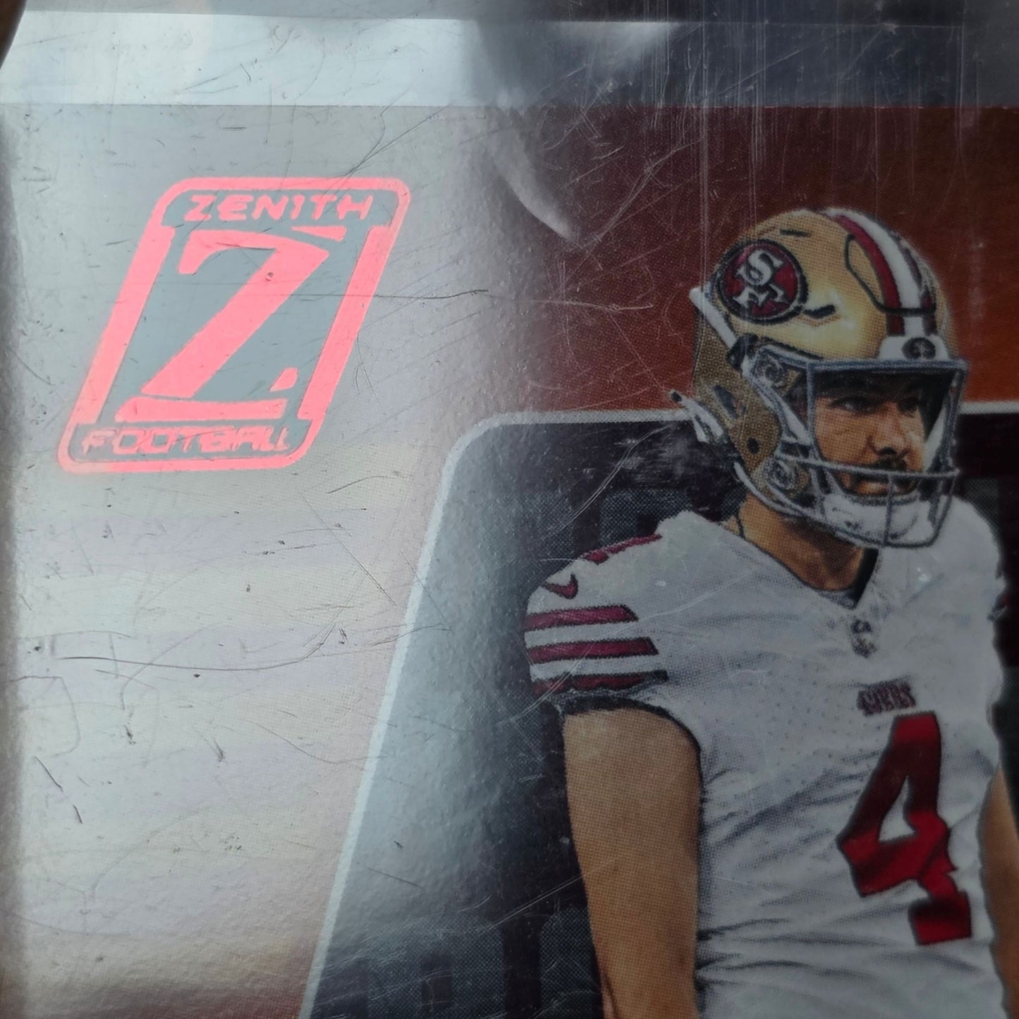 2023 Zenith Jake Moody Rookie Card #146 Red Zone Auto San Francisco 49ers Football Trading Card