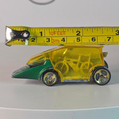 VHTF Hot Wheels Popcycle 2000 First Editions Metallic Green Gold Engine READ