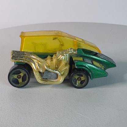 VHTF Hot Wheels Popcycle 2000 First Editions Metallic Green Gold Engine READ