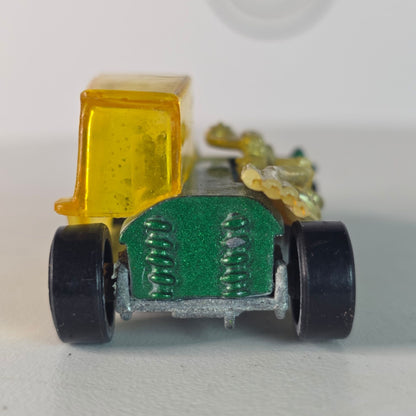VHTF Hot Wheels Popcycle 2000 First Editions Metallic Green Gold Engine READ