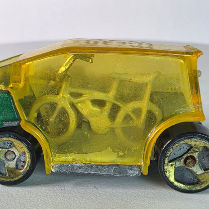 VHTF Hot Wheels Popcycle 2000 First Editions Metallic Green Gold Engine READ