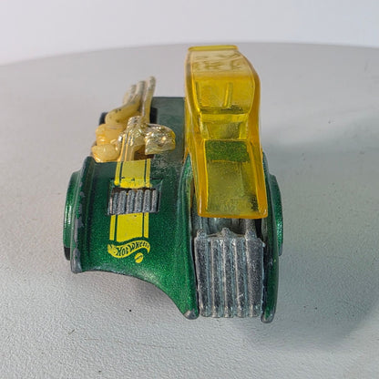 VHTF Hot Wheels Popcycle 2000 First Editions Metallic Green Gold Engine READ