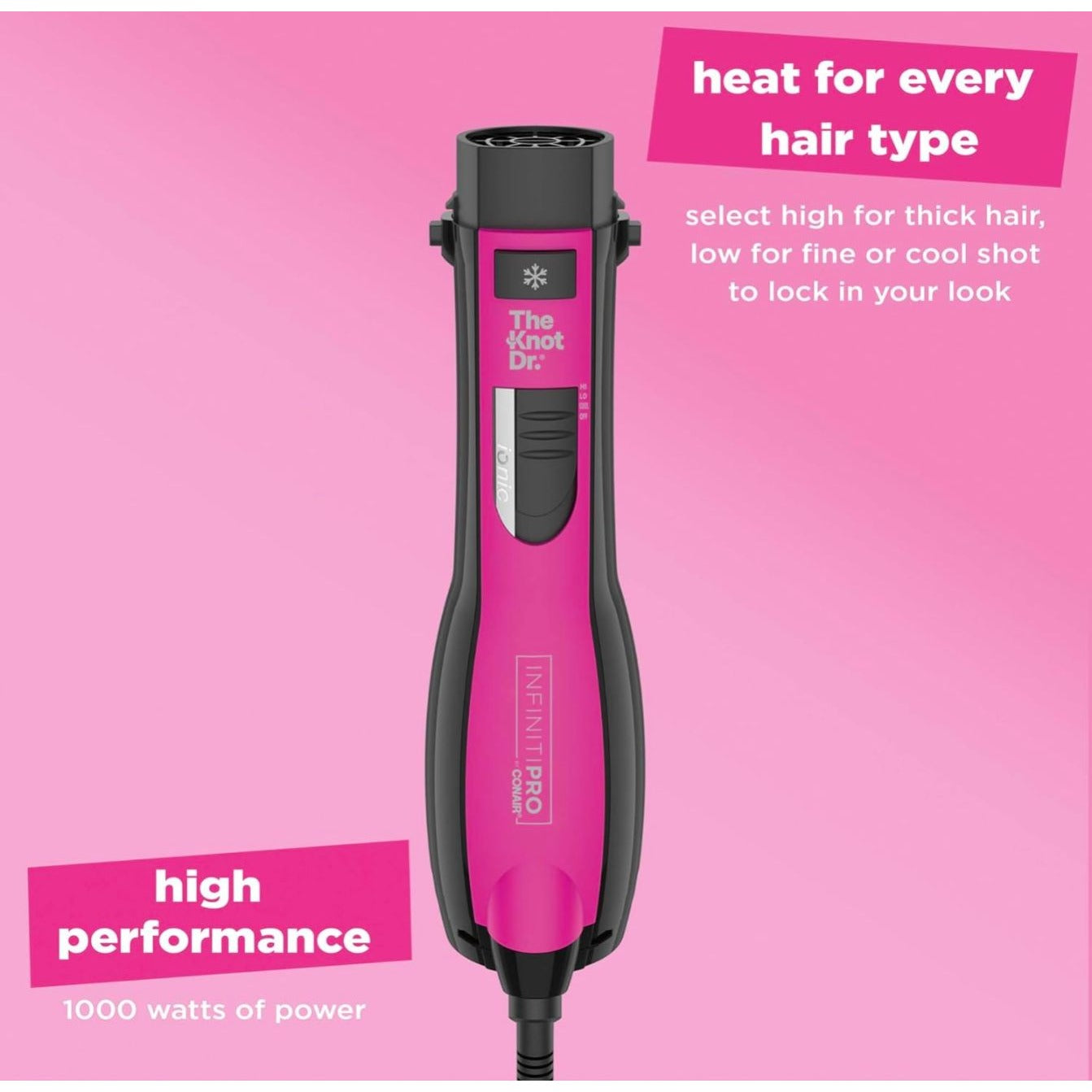 InfinitiPRO The Knot Dr. All-In-One Smoothing Dryer Brush