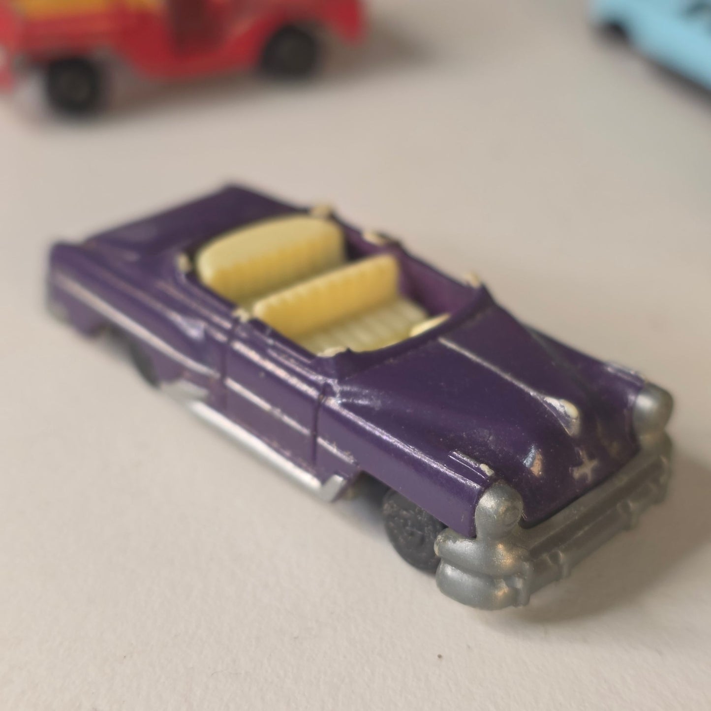Vintage HO Scale 1/87 Diecast Cars Lot of 5 Tootsietoy Style Played China